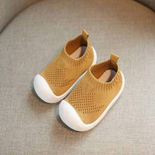 👉 Schoenen kaki antislip 18 active baby's peuters Baby Peuter Mesh Zachte Bodem Antislip, Maat: (Khaki)