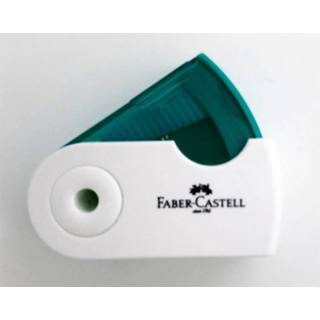 👉 Puntenslijper turkoois active Faber Castell FC-0001 Sparkles Turquoise 8712127017824