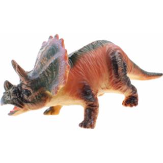 👉 Groen oranje kunststof Johntoy Animal World Centrosaurus 24 Cm Groen/oranje 8719817006816