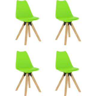 👉 Eetkamerstoel groen active Eetkamerstoelen 4 st 8720286137178