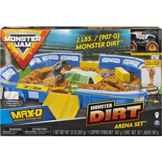 👉 Active Monster Jam Dirt Arena Set 61 cm + Truck en Kinetic Sand 778988560389