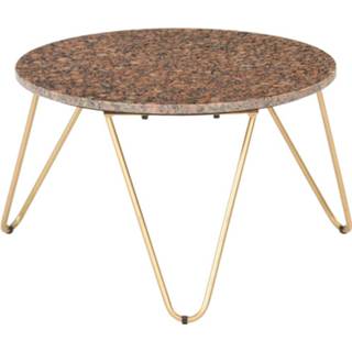 👉 Salontafel bruin steen active 65x65x42 cm echt met marmeren textuur 8719883865959