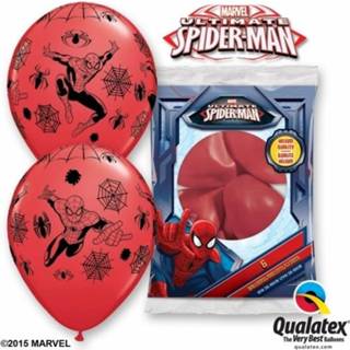 👉 Spiderman ballonnen 6 stuks