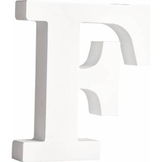 👉 Decoratie letter houten active F 11 cm