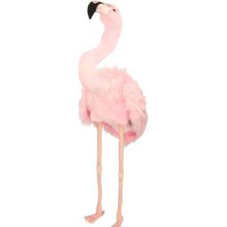 👉 Knuffel dier groot active Flamingo knuffeldier 80
