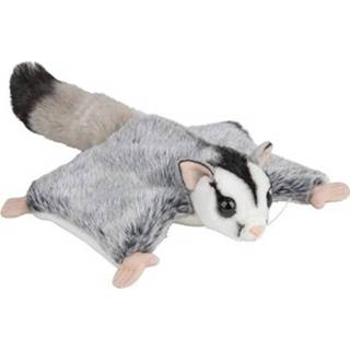 👉 Knuffel active grijs vliegende eekhoorns 34 cm knuffels kopen