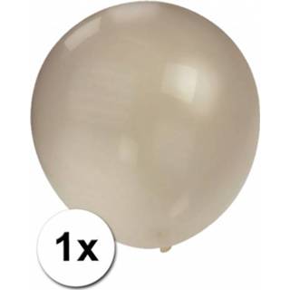 👉 Zilver active Jumbo ballon metallic 90 cm