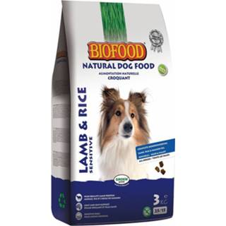 👉 Honden voer active Biofood Lam en Rijst Hondenvoer 3 kg 8714831000680