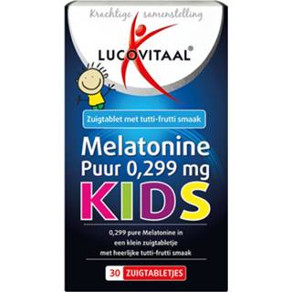 Melatonine active kinderen 6x Lucovitaal Puur Kids 30 zuigtabletten 6019918363323