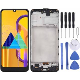 👉 Digitizer zwart active TFT-materiaal LCD-scherm en volledige montage met frame voor Samsung Galaxy M30s (zwart) 6922027211884