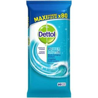 👉 4x Dettol Reinigingsdoekjes Power&Fresh Ocean 80 stuks