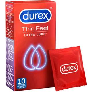 👉 6x Durex Condooms Thin Feel met Extra Glijmiddel 10 stuks