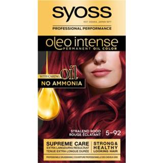 👉 3x Syoss Oleo Intense 5-92 Stralend Rood Haarverf