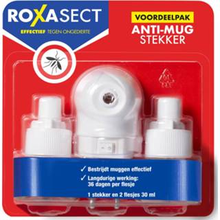 👉 Roxasect Anti-Mug Stekker Navulflacon 2st