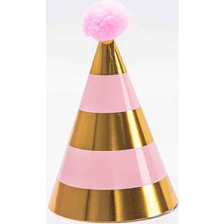 👉 Hoed roze papieren active feestelijke 10 STKS Harige Bal Verjaardag Kroon Verjaardagstaart Feestdecoratie (Roze Phnom Penh) 6922096390329