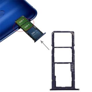 Zwart active onderdelen SIM-kaartvak + Micro SD-kaart Lade voor Huawei Honor 8C (zwart) 6922369397246