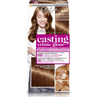 👉 3x L'Oréal Casting Crème Gloss Haarkleuring 734 Honey Crumble - Goudkoperblond