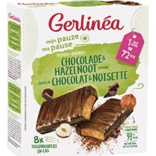 👉 Active 12x Gerlinea Repen Chocolade&Hazelnoot 8 x 102 gr 5410063009011