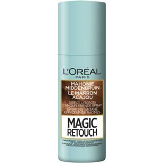 👉 Active bruin L'Oréal Magic Retouch Uitgroeispray Mahonie Middenbruin 75 ml 3600523337439