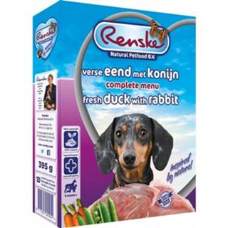 👉 Vers vlees small active Renske Hondenvoer Eend-Konijn 395 gr 8717185295054