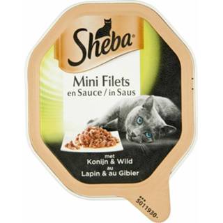 👉 Active 22x Sheba Mini Filets in Saus Konijn - Wild 85 gr 4008429096648