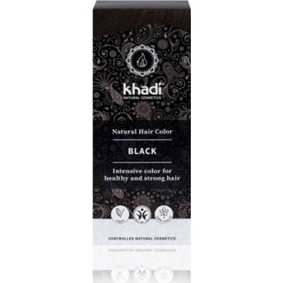 👉 Haarkleuring zwart active Khadi Black 100 gram 4260378040176