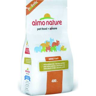 👉 Kattenvoer active Almo Nature Holistic Kalkoen&Rijst 400 gr 8001154121292