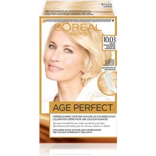 👉 3x L'Oréal Excellence Age Perfect Haarverf 10.03 Extra Licht Natuurlijk Goudblond