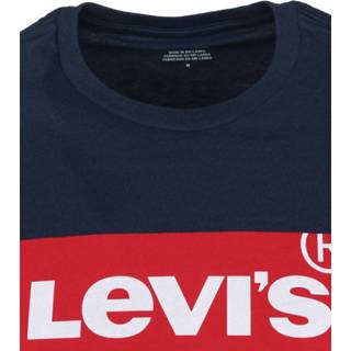 👉 Shirt blauw katoen XXL effen male Levi's T-Shirt Graphic Logo 5415211983502 2900037055012