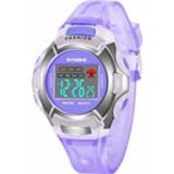 Horloge paars active kinderen SYNOKE 99329 waterdicht lichtgevend sport elektronisch voor (paars)