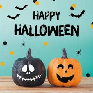👉 Halloweenkaart pompoen Halloween kaart | TMS Illustratie