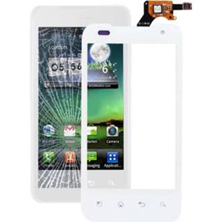 Digitizer wit LG active Touch Panel deel voor P990 / P999 Optimus G2x (wit) 6922451214895