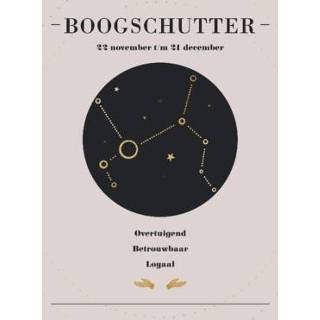 👉 Verjaardag Greetz | Sterrenbeeld kaart Boogschutter
