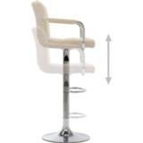 👉 Barstoel stof crème