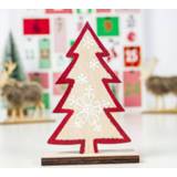 👉 Kerstboom beige houten active 2 stuks kerst creatieve geschilderde sneeuwvlok ornamenten (beige) 6922811390825