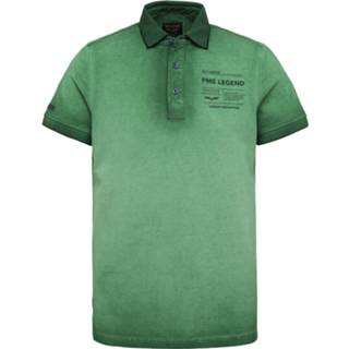 👉 Short sleeve donkergroen l men poloshirts groen polo light pique cold verdant green 8719419718384