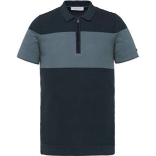 👉 Short sleeve blauw XL m s l XXL men poloshirts polo knitted fine cot blue nights 8719419711293 8719419711279