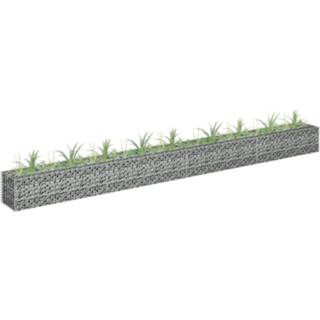 👉 Plantenbak gegalvaniseerd staal active Gabion verhoogd 360x30x30 cm 8719883734699