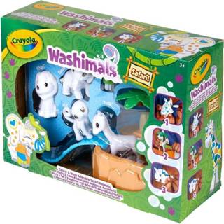 👉 Stift active Crayola Washimals Safari Dieren Set met Afwasbare Stiften 71662073282