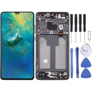 👉 Lcd-scherm en digitizer volledige montage met frame voor Huawei Mate 20 (zwart)