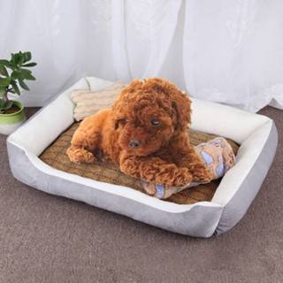 👉 Deken grijs wit XS 40 active Hondenbotpatroon Grote Zachte Warme Kennel Hond Kat Mat Deken, met Rotan Mat&Deken Maat: XS, 50× × 15 cm (Grijs Wit) 6922435090255