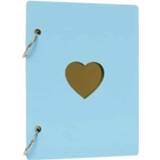 👉 Fotoalbum roze houten active baby's 3 STKS 6 inch 32 pagina's babygroei geheugen leven fotoboek (roze)