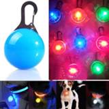 Zaklamp blauw active LED hond kat kraag gloeiende hanger lichtgevende heldere decoratie halsbanden (blauw) 6922778478130