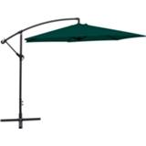 👉 Zweefparasol groen stof Vidaxl 3 M 8718475971108