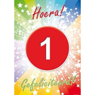 👉 Deur poster active 1 jaar thema deurposter