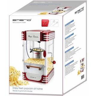 👉 Popcornmachine rood zilver active Emerio POM-120650 Rood/Zilver 7333282001032