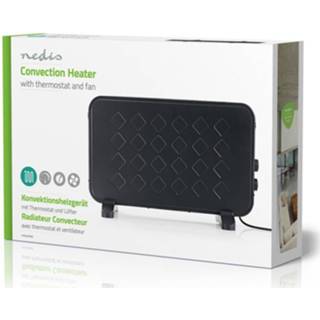 Thermostaat zwart active Nedis HTCO40FBK Convectorkachel Ventilatorfunctie 2 Standen 2000 W 5412810310937