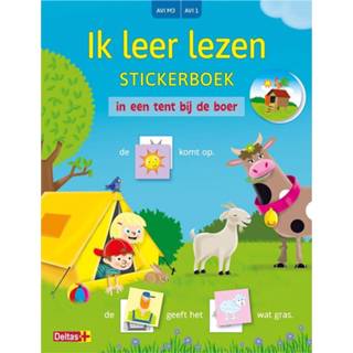 👉 Stickerboek leer active Deltas AVI M3 Ik Lezen In Een Tent Bij De Boer 9789044754971
