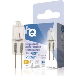 👉 Halogeenlamp active Hq Hqhg4 caps003 Capsule G4 16 W 230 Lm 2 800 K 5412810209958