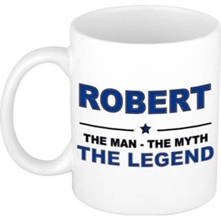 Beker keramiek active mannen Robert The man, myth legend verjaardagscadeau mok / 300 ml